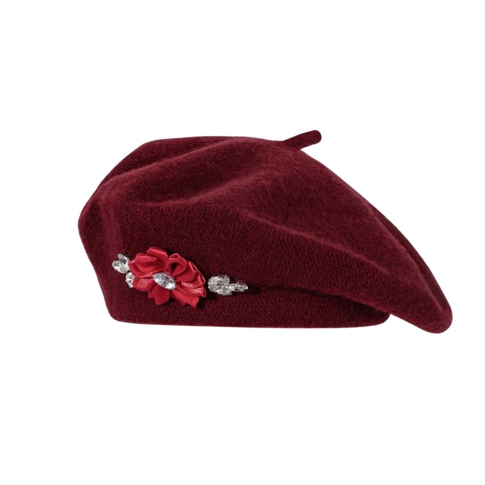 Zoete effen wollen baret met k - Beret French Wool recensie en prijs