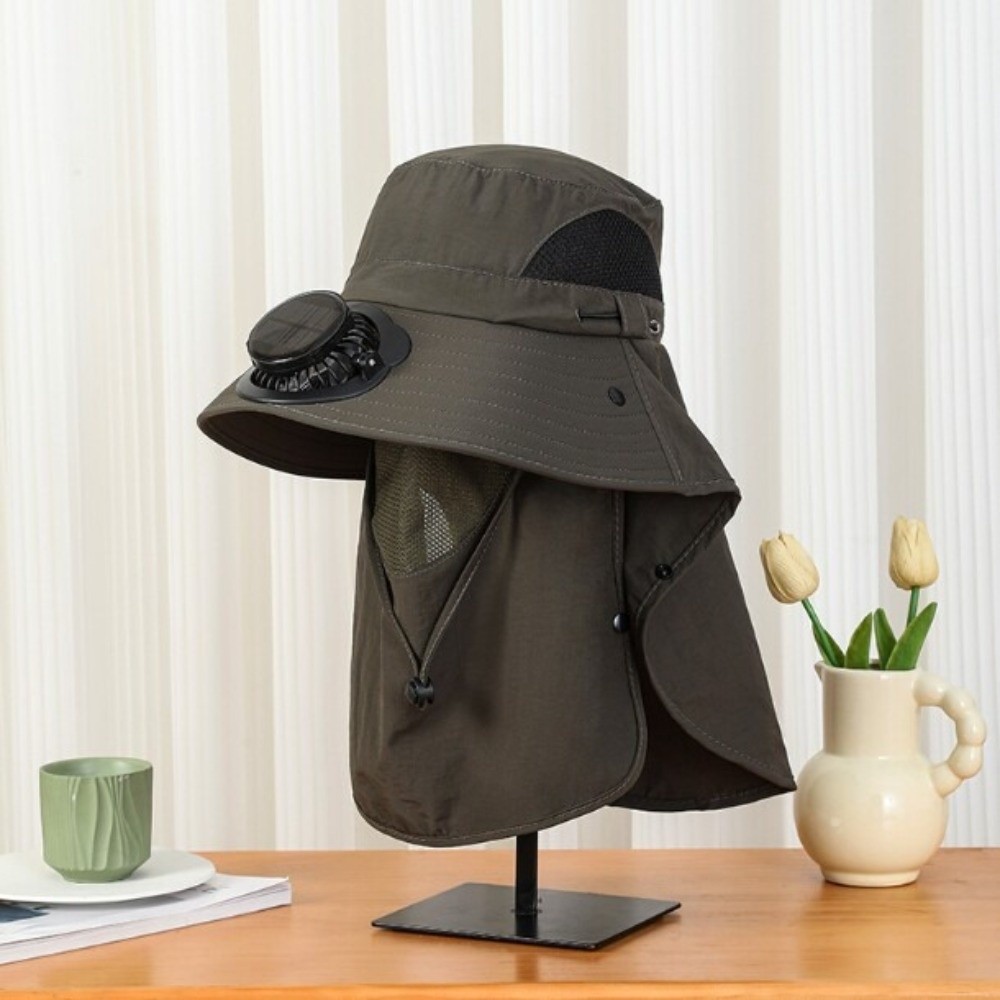 Draagbare op zonne-energie opl - Sun Hat Wide Brim recensie en prijs