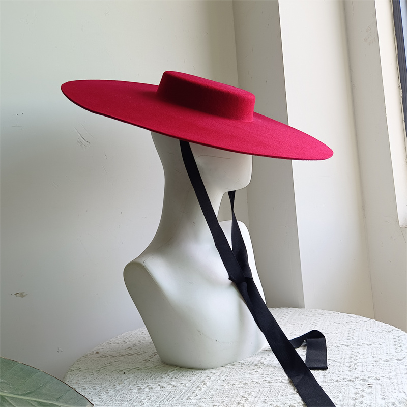 15 cm WOL tarwe brede rand wol - Fedora Hat Wool recensie en prijs