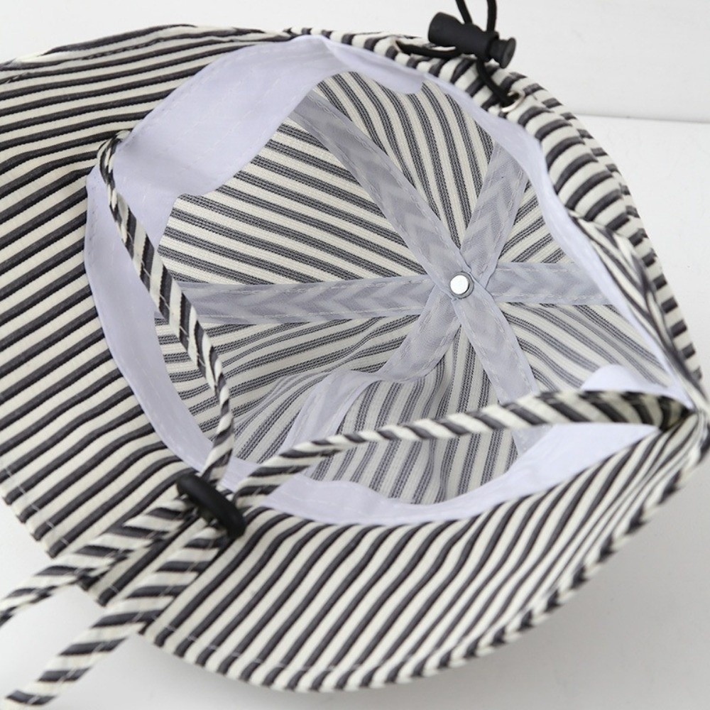 Nieuwe gestreepte baby bucket  - Bucket Hat Cotton recensie en prijs