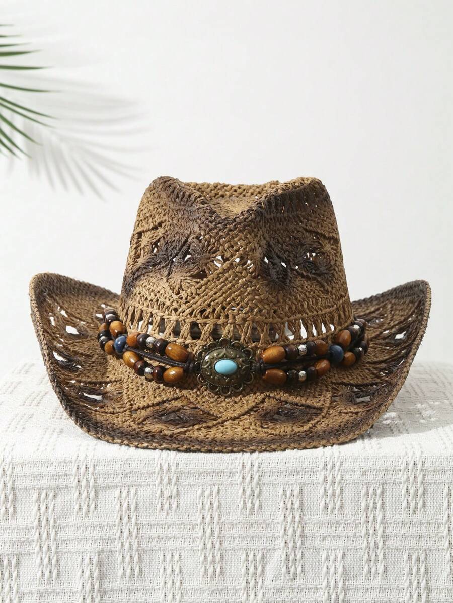 1 Stuks Unisex Kraal Decoratie - Cowboy Hat Straw recensie en prijs