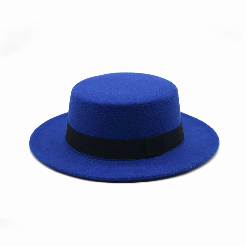 Wol Fedora met platte rand, zw - Fedora Hat Wool recensie en prijs