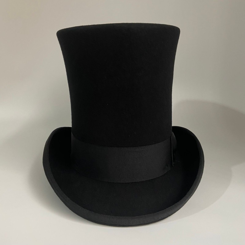 Zwarte Wolvilt Hoge Hoed Manne - Fedora Hat Wool recensie en prijs