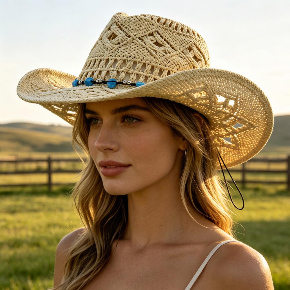 Cowboyhoed met brede rand Comf - Cowboy Hat Straw recensie en prijs