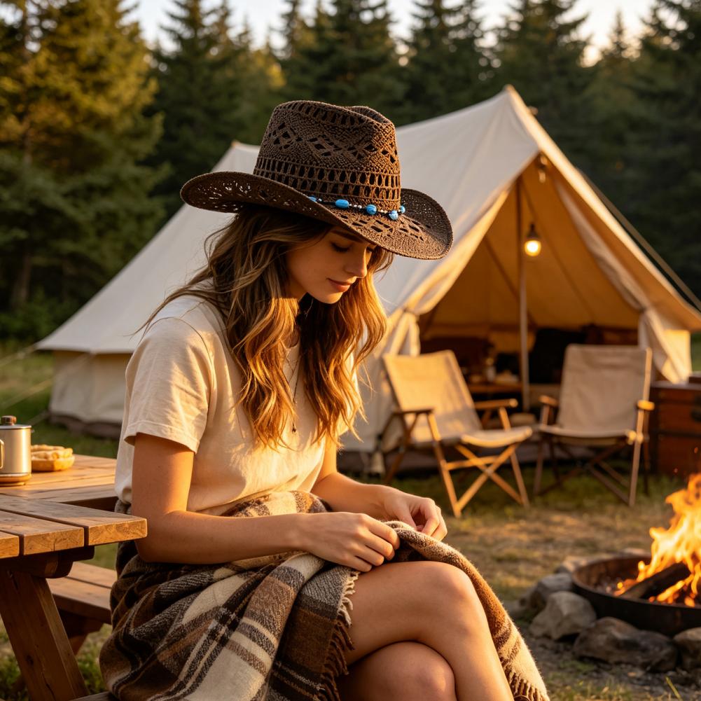 Cowboyhoed met brede rand Comf - Cowboy Hat Straw recensie en prijs
