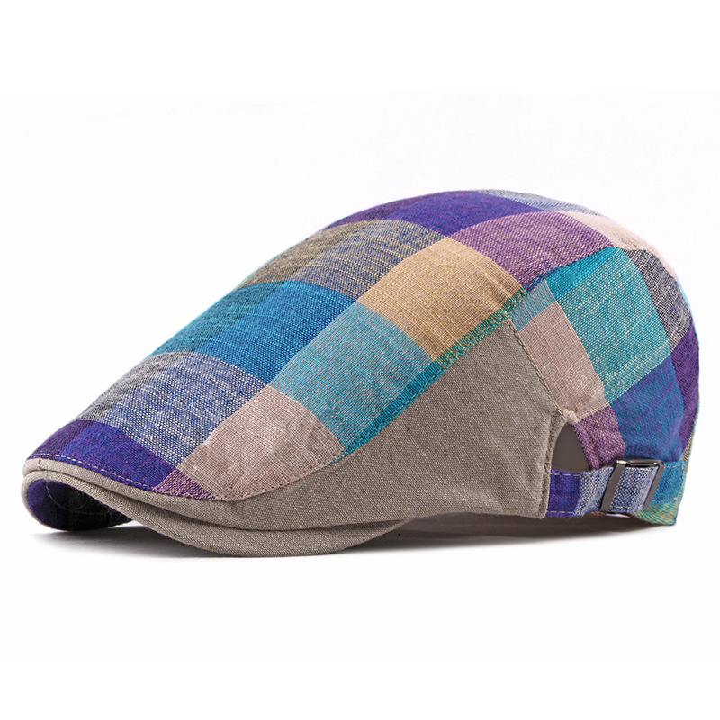 Unisex katoenen geruite newsbo - Newsboy Cap Ivy recensie en prijs