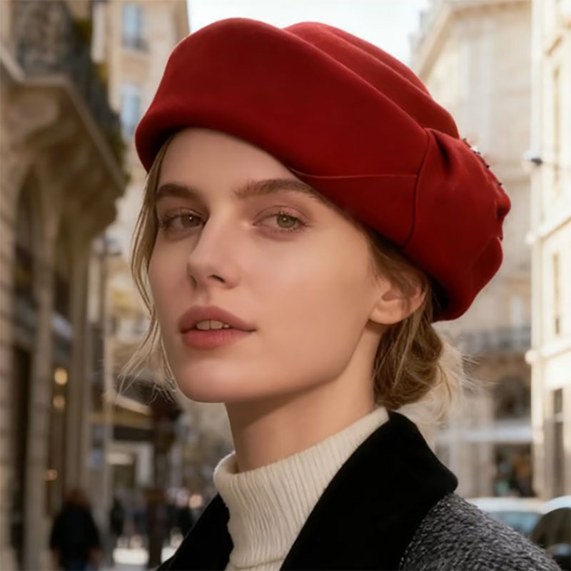 Nieuwe Klassieke Wolvilt Baret - Beret French Wool recensie en prijs