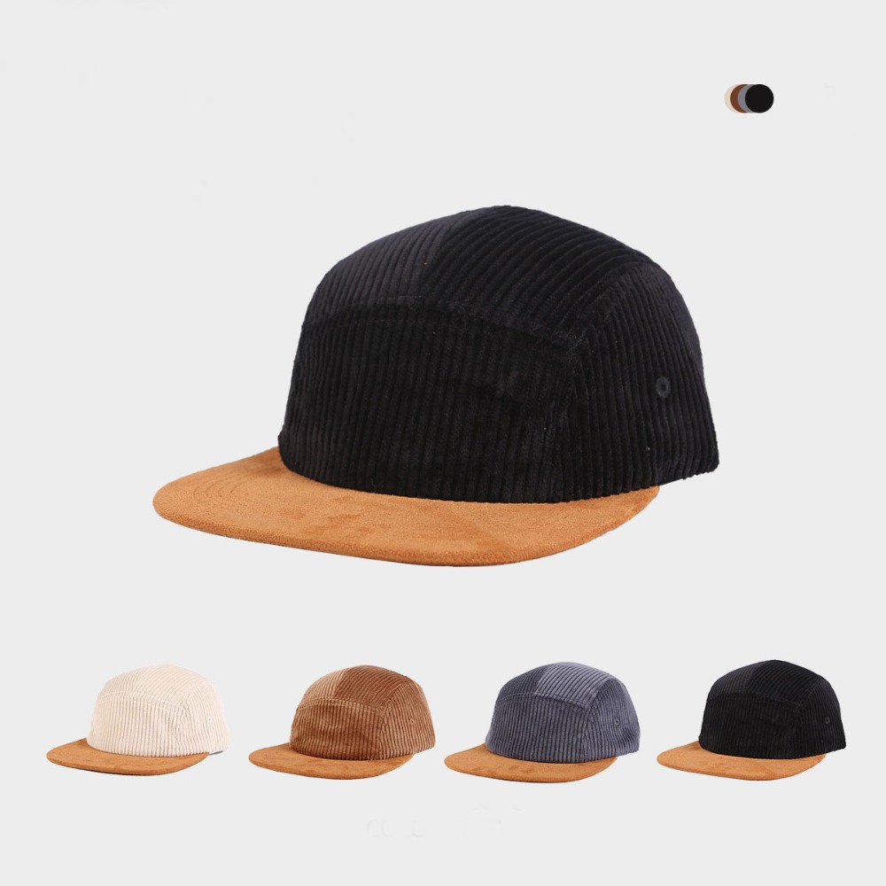 Veelzijdige retro baseballpet  - Corduroy Cap 5 Panel recensie en prijs